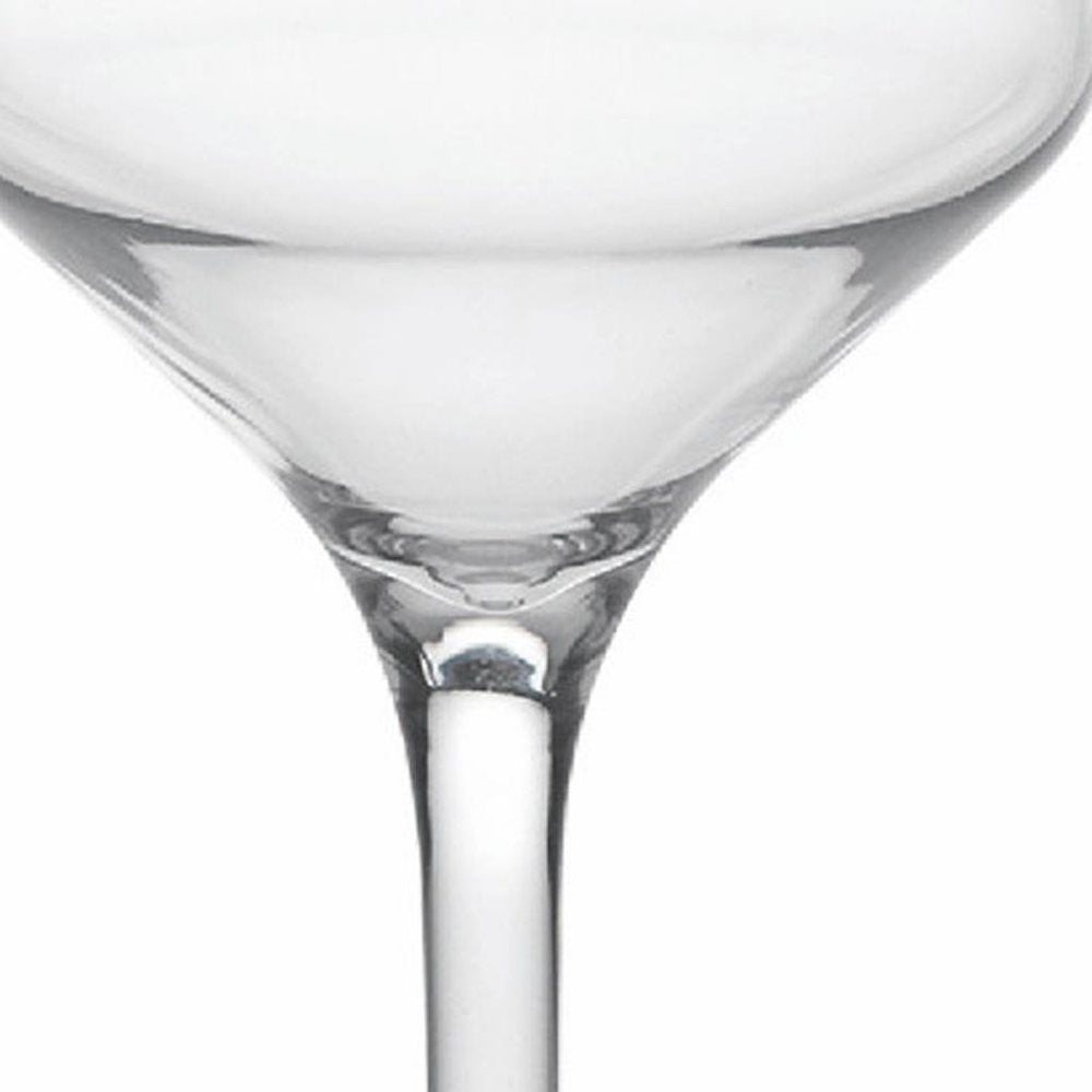Set of Four Clear Tritan Plastic Stemmed Flutes