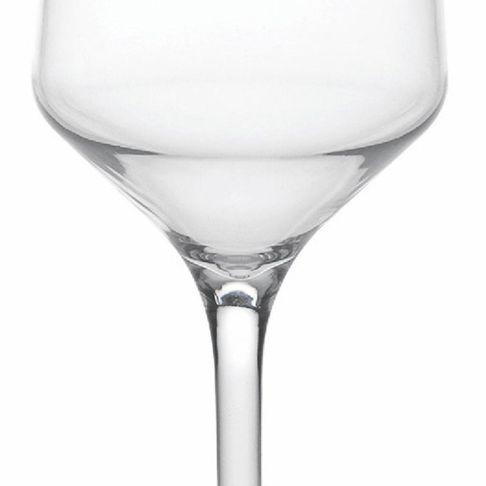 Set of Four Clear Tritan Plastic Stemmed Flutes