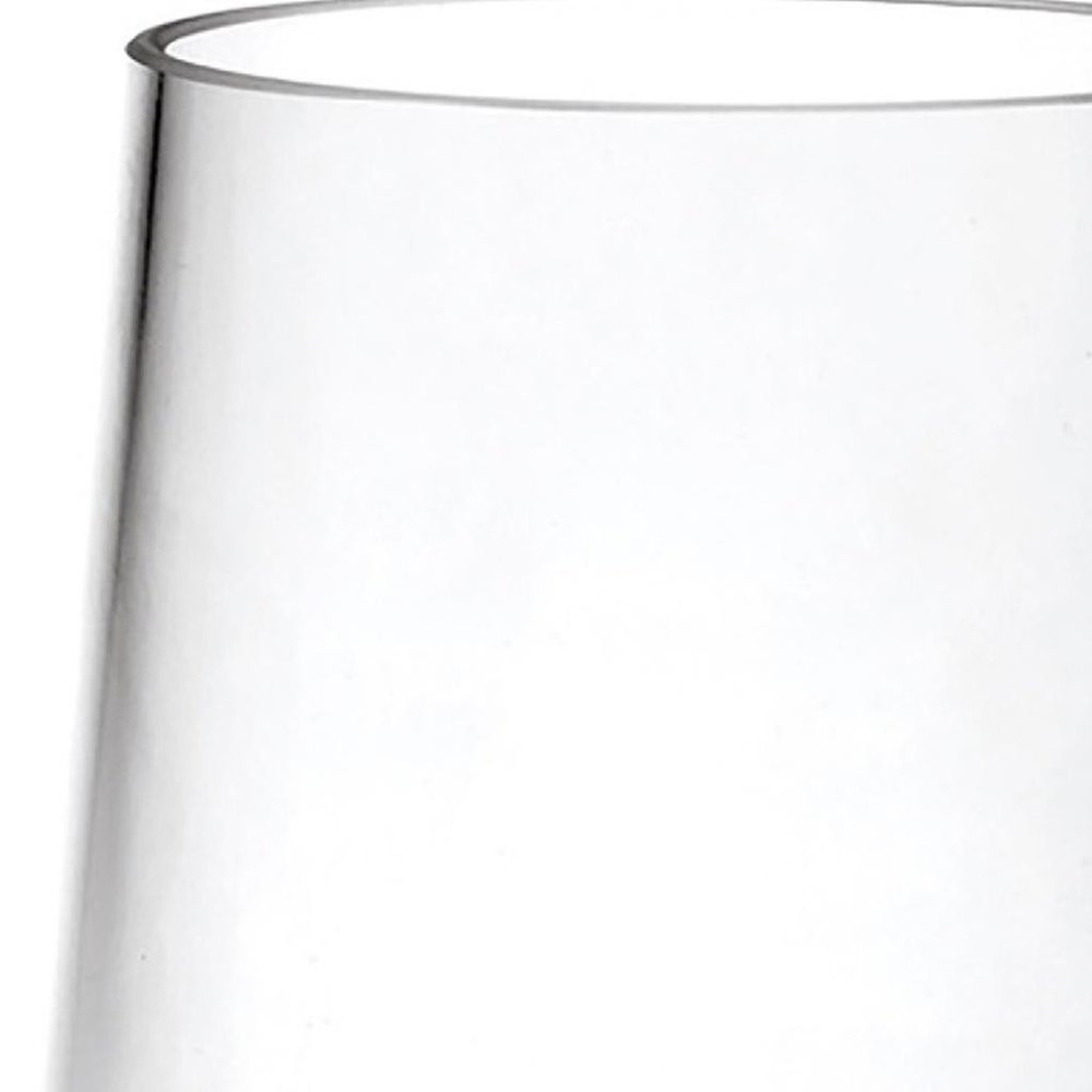 Set of Four Clear Tritan Plastic Stemless All Purpose Tumbler Wine Glasses