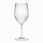 Set of Four Clear Tritan Plastic Stemmed All Purpose Wine Glass