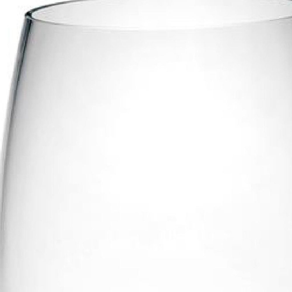 Set of Four Clear Tritan Plastic Stemmed All Purpose Wine Glass