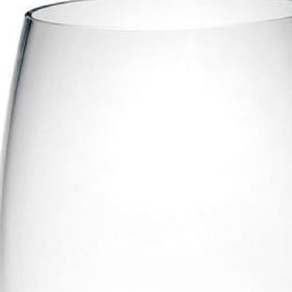 Set of Four Clear Tritan Plastic Stemmed All Purpose Wine Glass