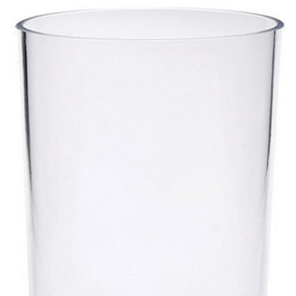 Set of Four Rainbow Acrylic Round Bowl Stemmed Flute