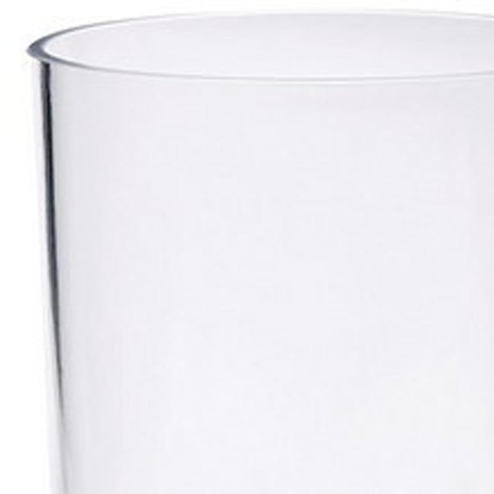 Set of Four Clear Tritan Plastic Stemmed Flute