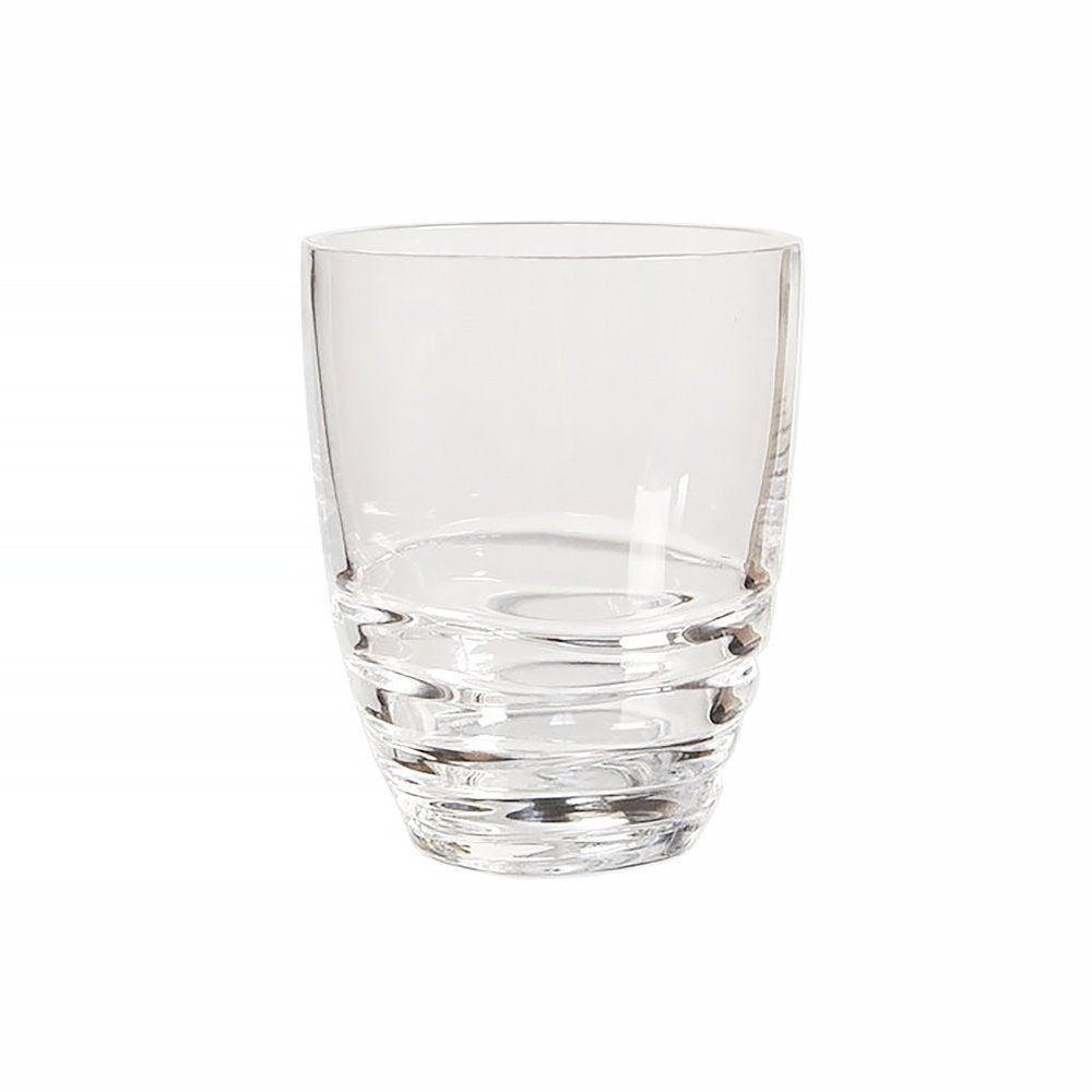 Set of Four Clear Acrylic Stemless Whiskey Glass