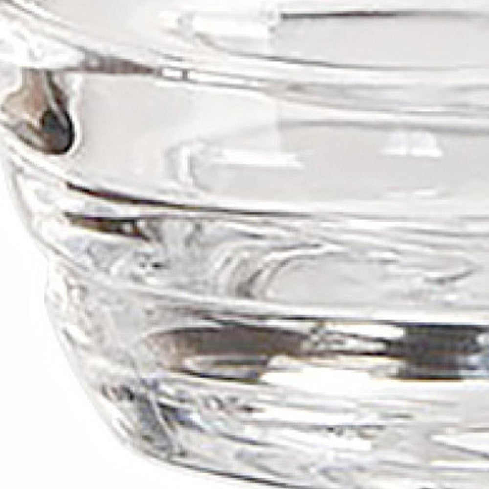 Set of Four Clear Acrylic Stemless Whiskey Glass