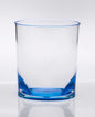 Set of Four Blue Acrylic Stemless Whiskey Glass