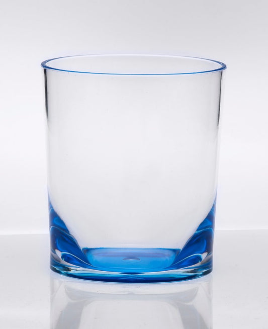 Set of Four Rainbow Geometric Acrylic Stemless Whiskey Glass