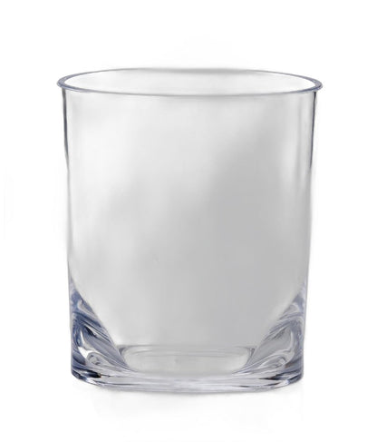 Set of Four Clear Acrylic Stemless Whiskey Glass