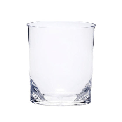 Set of Four Clear Tritan Plastic Stemless Whiskey Glass