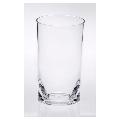 Set of Four Clear Tritan Plastic Stemless Highball Glass