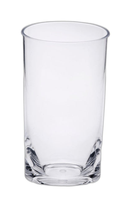 Set of Four Clear Tritan Plastic Stemless Highball Glass