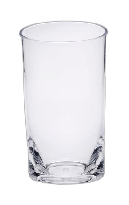 Set of Four Clear Tritan Plastic Stemless Highball Glass