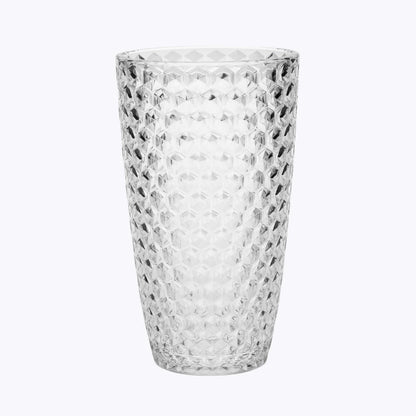 Set of Four Blue Acrylic Stemless Highball Glass