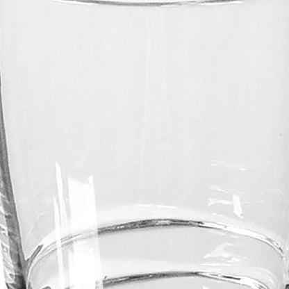 Set of Four Clear Swirl Acrylic Highball Glasses