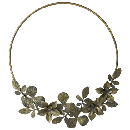 14" Brown Mixed Assortment Artificial Wreath