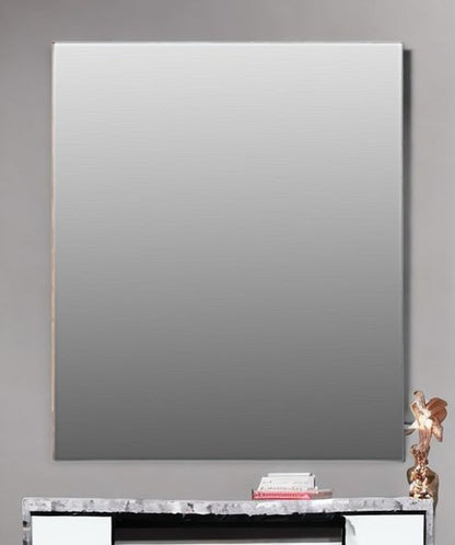 46" Brown Solid Wood Geometric Starburst Framed Accent Mirror