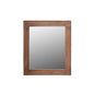 46" Brown Dresser Solid Wood Mirror