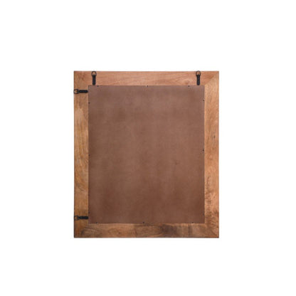 46" Brown Dresser Solid Wood Mirror