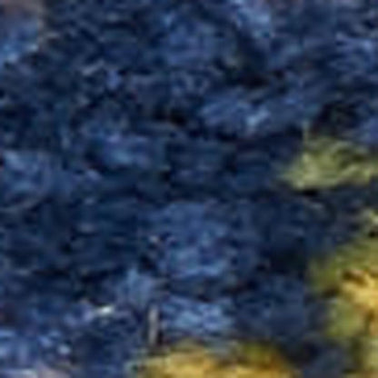 6' X 9' Blue Floral Power Loom Area Rug