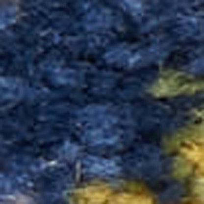 9' X 12' Blue and Yellow Floral Power Loom Area Rug