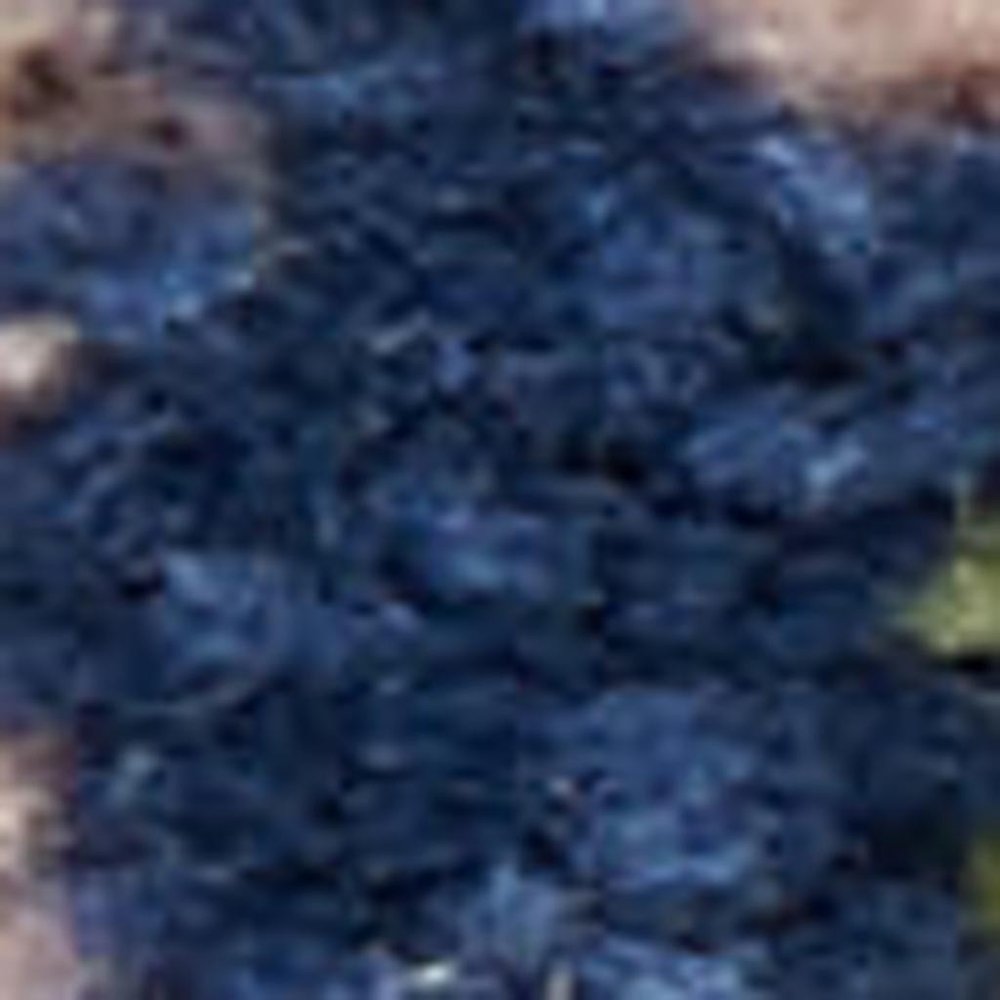 8' Blue Floral Power Loom Runner Rug