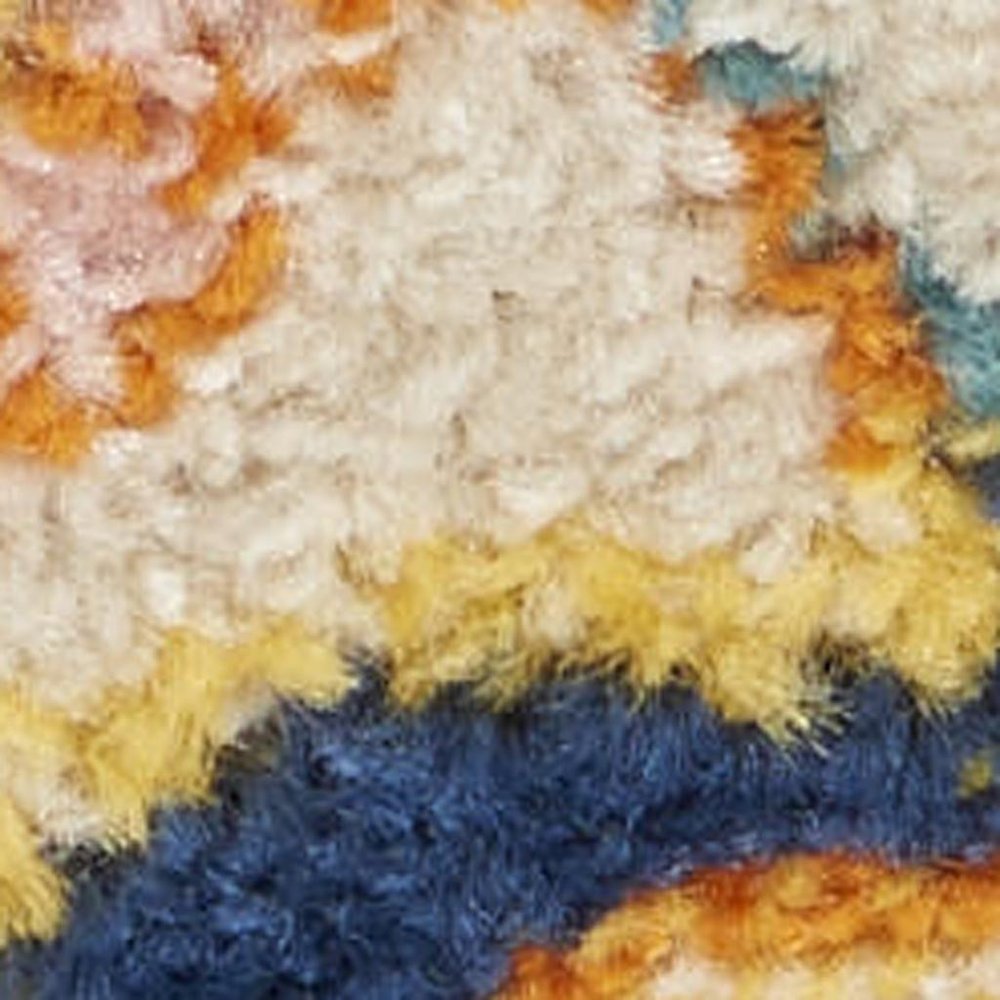 9' X 12' Ivory Floral Power Loom Area Rug