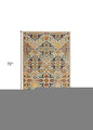 4' X 6' Ivory Floral Power Loom Area Rug