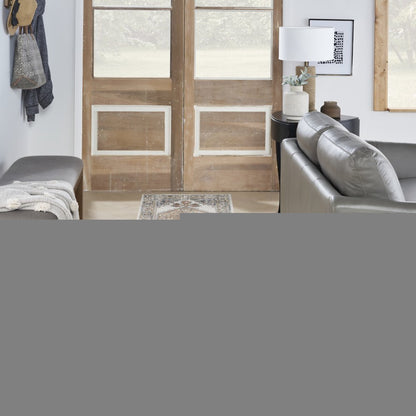 10' Gray Oriental Power Loom Distressed Washable Runner Rug