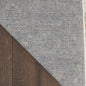 12' Silver Oriental Power Loom Washable Runner Rug