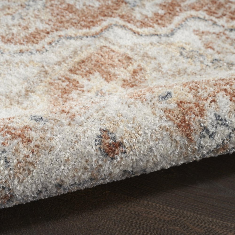 3' X 5' Gold Oriental Power Loom Washable Area Rug