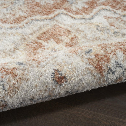 3' X 5' Gold Oriental Power Loom Washable Area Rug