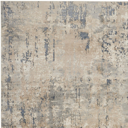 10' X 14' Beige Abstract Power Loom Area Rug