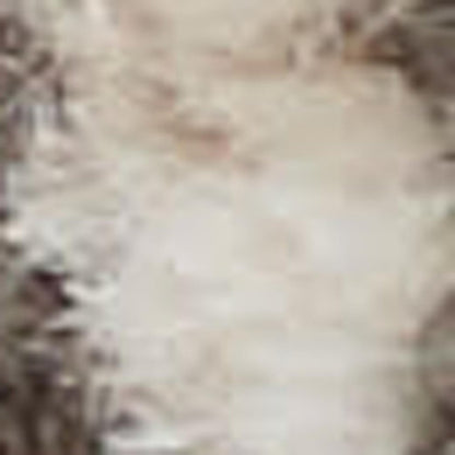 6' X 9' Ivory Floral Power Loom Area Rug