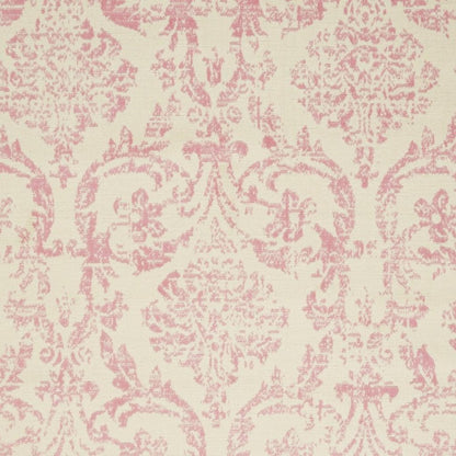 5' X 7' Cream Damask Power Loom Area Rug