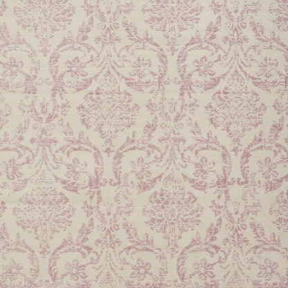 8' X 10' Cream Damask Power Loom Area Rug