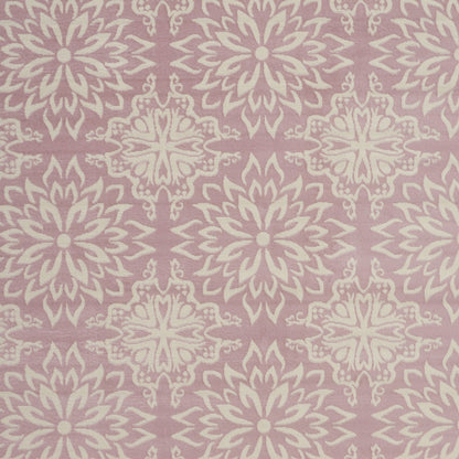 8' X 10' Pink Floral Power Loom Area Rug