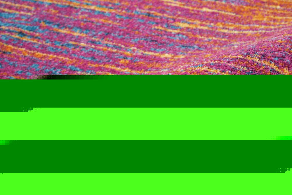9' X 12' Fuchsia Abstract Power Loom Area Rug