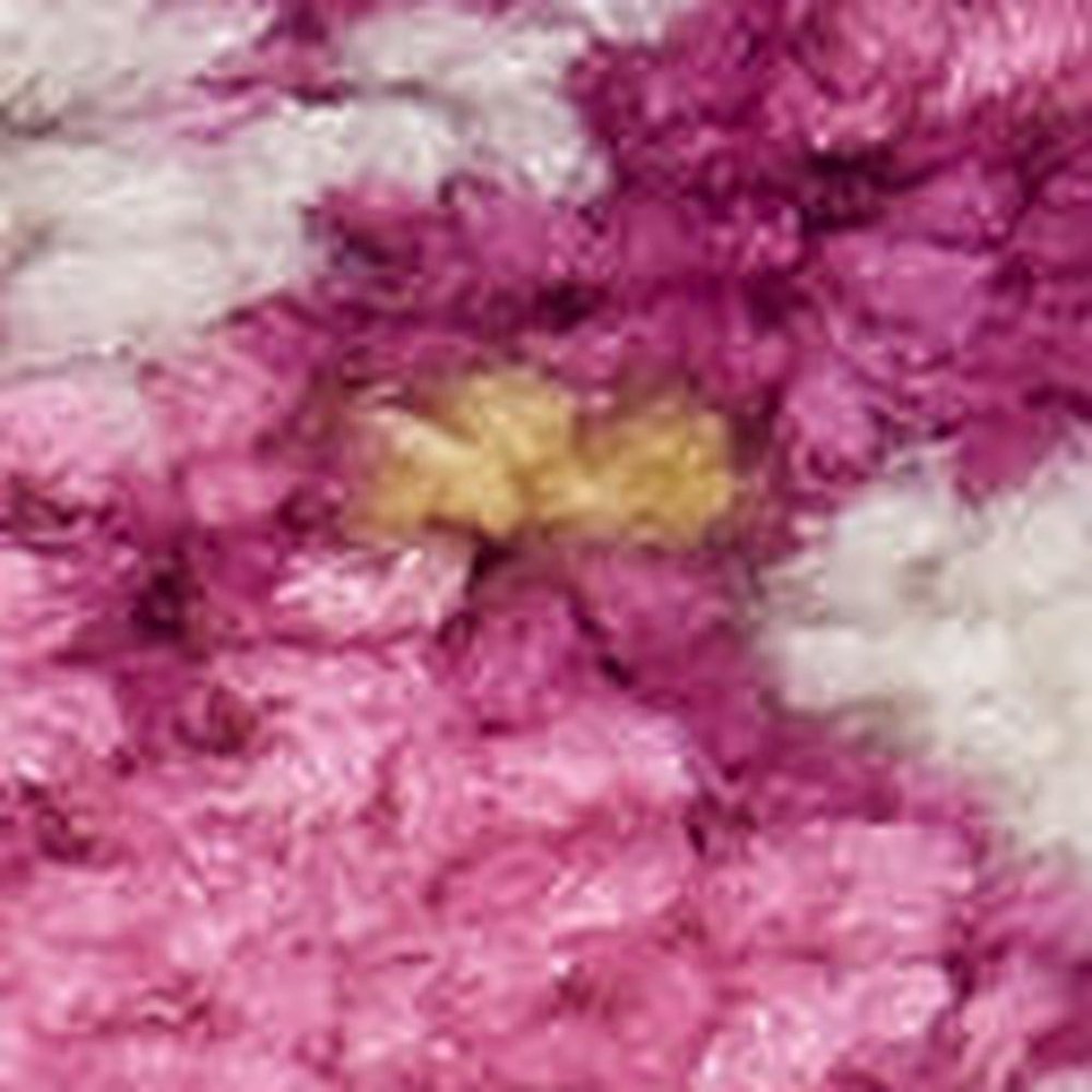 9' X 12' Pink Floral Power Loom Area Rug