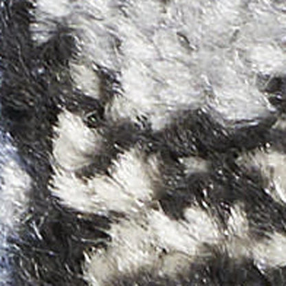 2' X 3' Black Floral Power Loom Distressed Area Rug