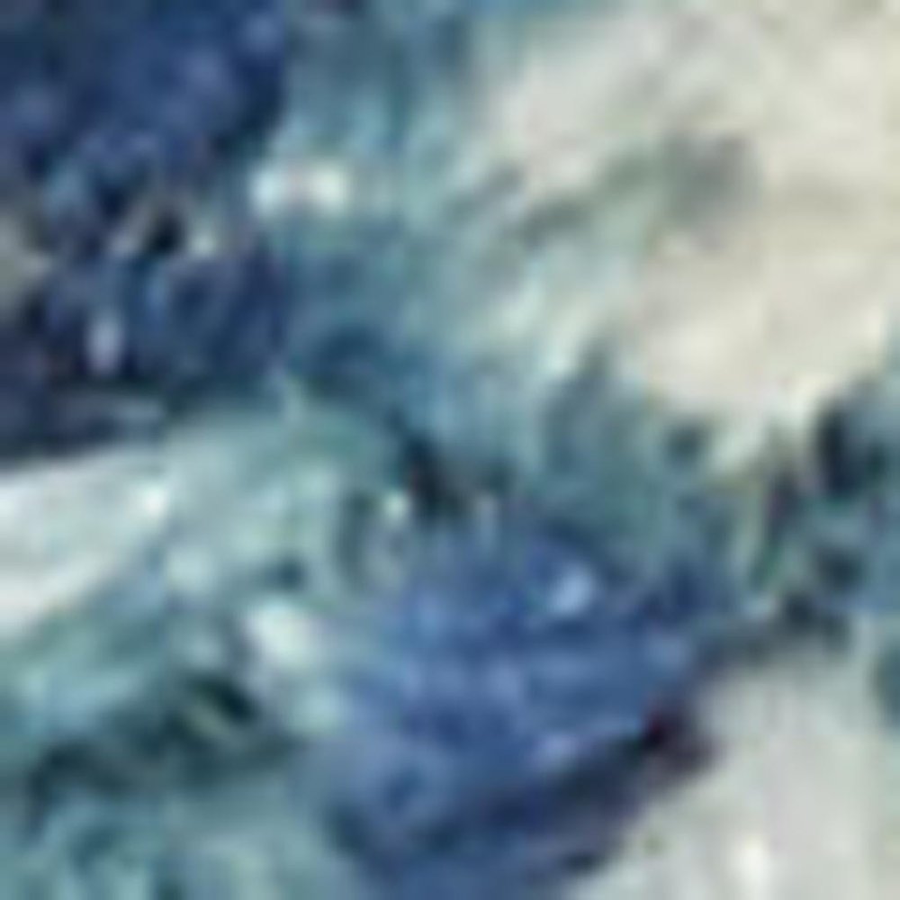 10' Blue Abstract Power Loom Runner Rug