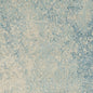 10' Blue Abstract Power Loom Runner Rug