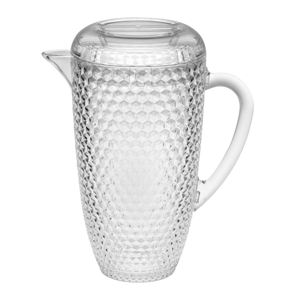 Clear Acrylic Convex Curve Shape Stemless Pitcher