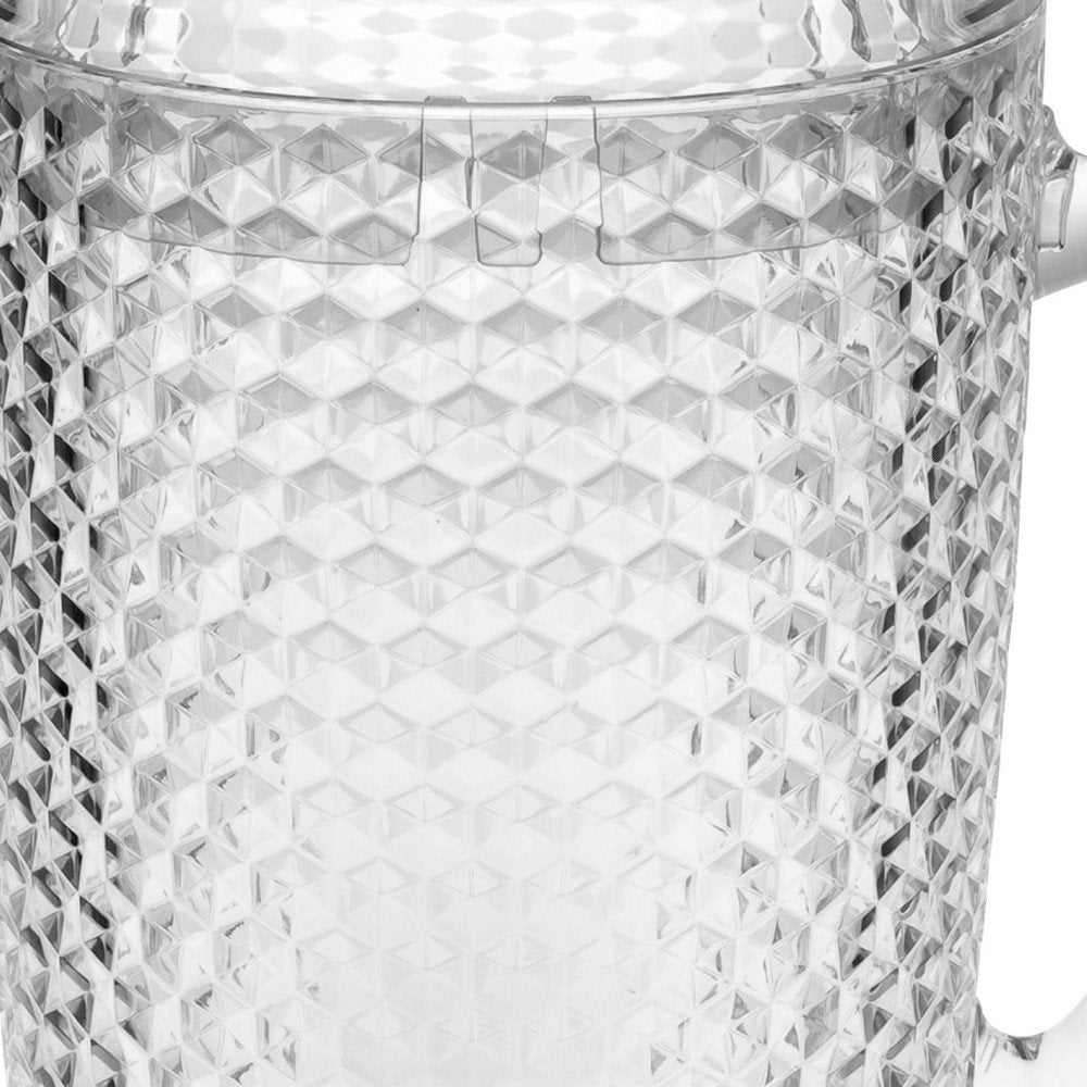 Clear Acrylic Convex Curve Shape Stemless Pitcher