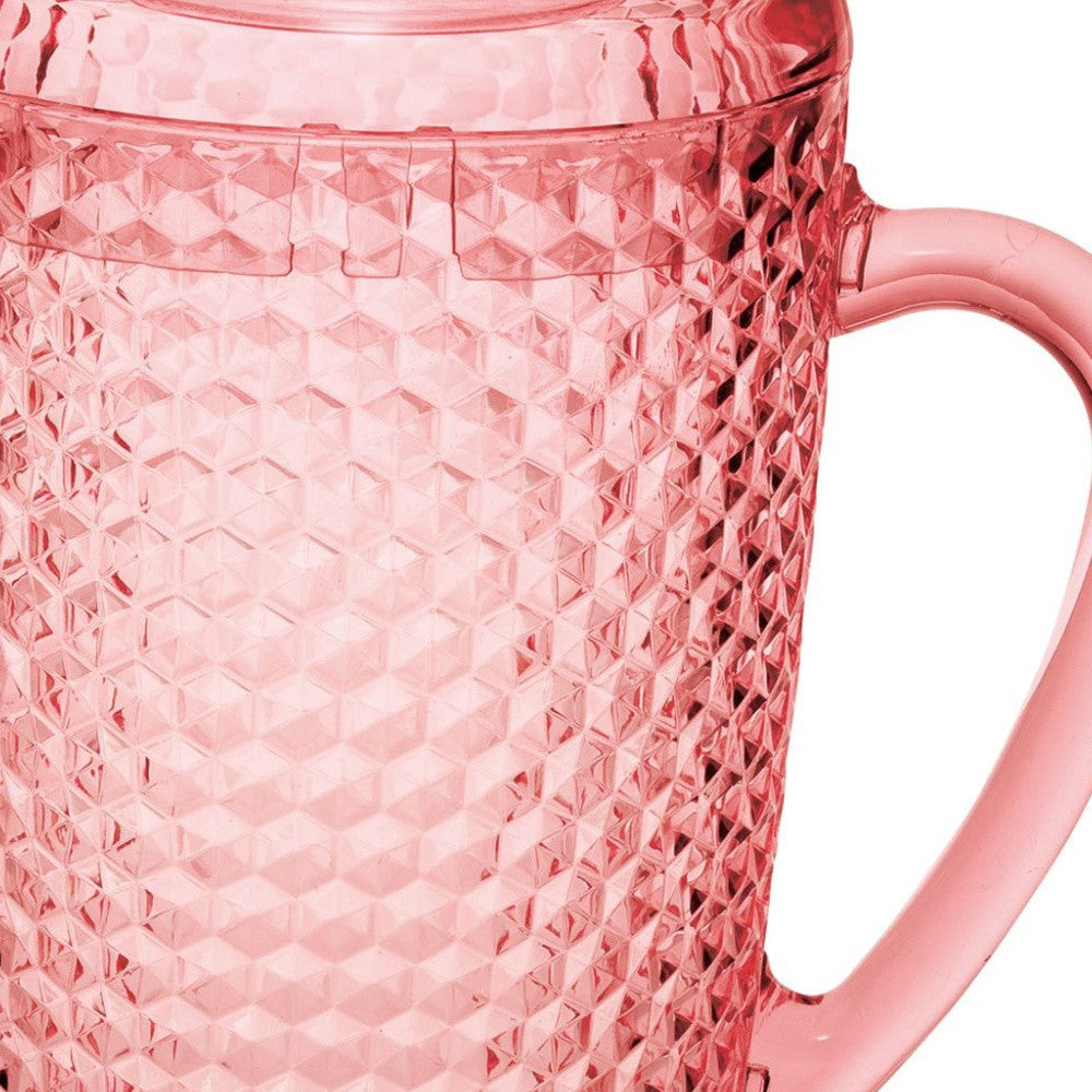 2.5 Quart Pink Diamond Acrylic Pitcher