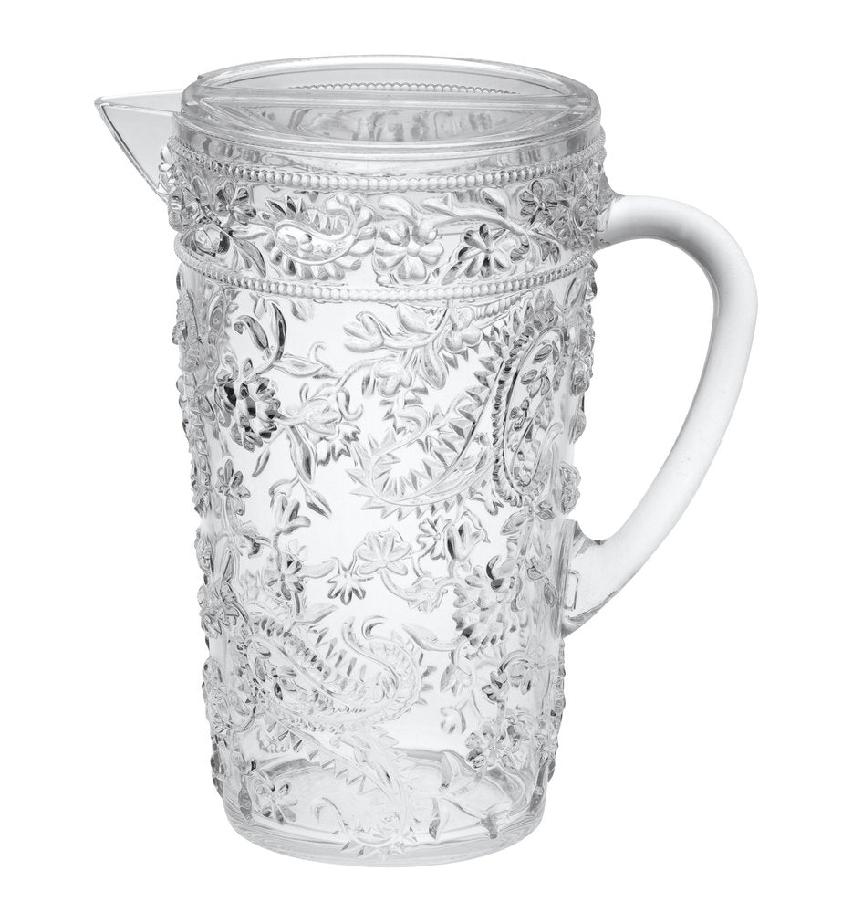 Clear Acrylic Convex Curve Shape Stemless Pitcher
