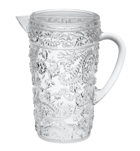 Clear Acrylic Convex Curve Shape Stemless Pitcher