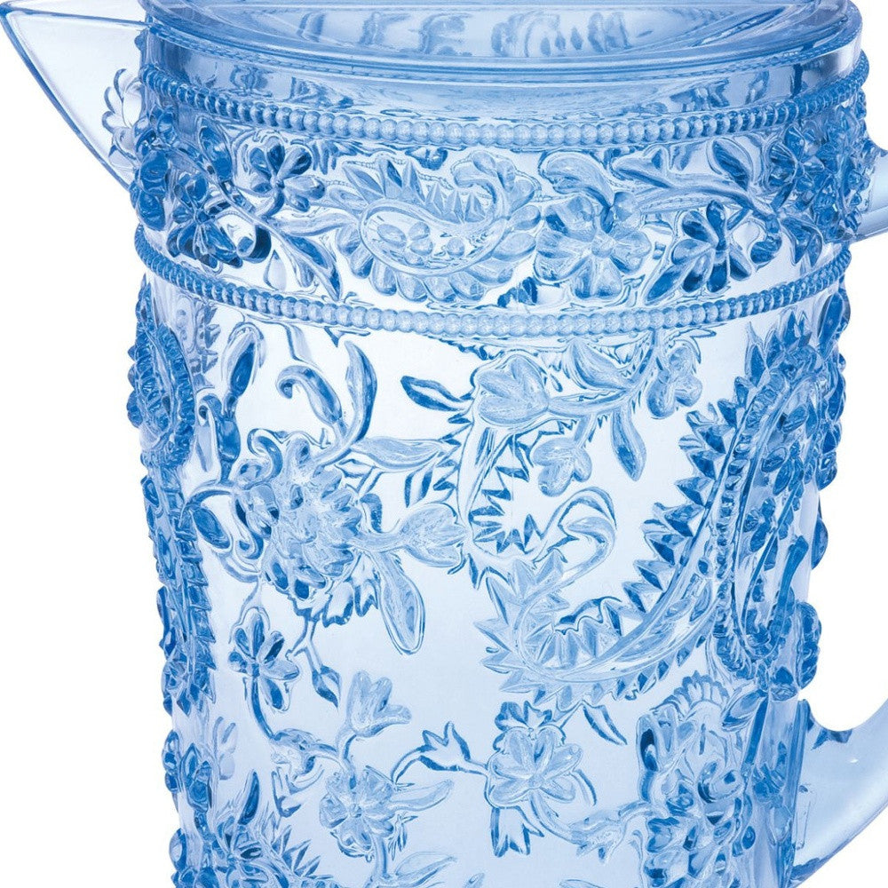 2.5 Quart Clear Paisley Acrylic Pitcher