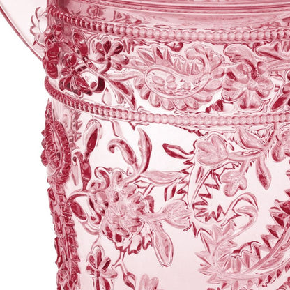 2.5 Quart Pink Paisley Acrylic Pitcher