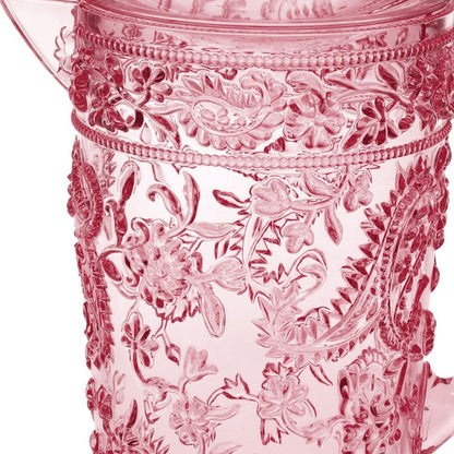 2.5 Quart Pink Paisley Acrylic Pitcher